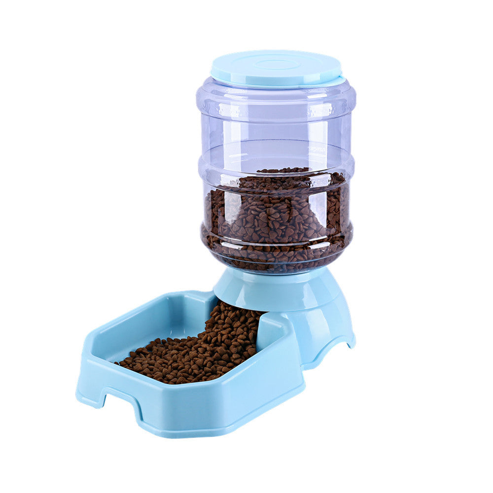 Convenient Automatic Feeding Water Dispenser: Pet Bowl for Cats and Dogs.