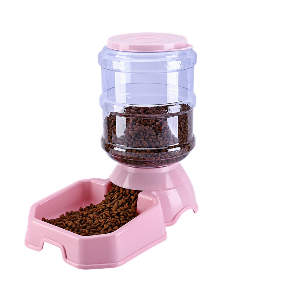 Convenient Automatic Feeding Water Dispenser: Pet Bowl for Cats and Dogs.