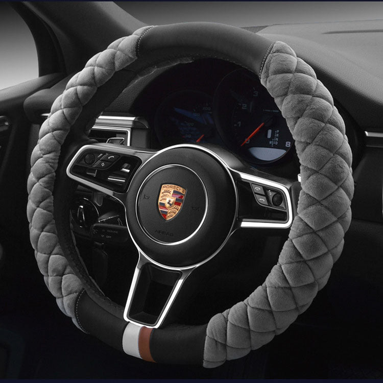 Cosy Plush Steering Wheel Cover: Winter Essentials for Your Car Interior