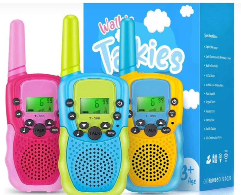 Interactive Baby Toy: Walkie Talkie for Fun Communication and Playtime Adventures.