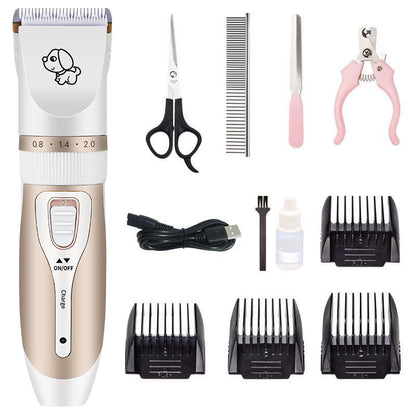 Professional Pet Hair Clipper: Factory Direct, Rechargeable Dog Shaver - Gentle Grooming for Cats and Pets.