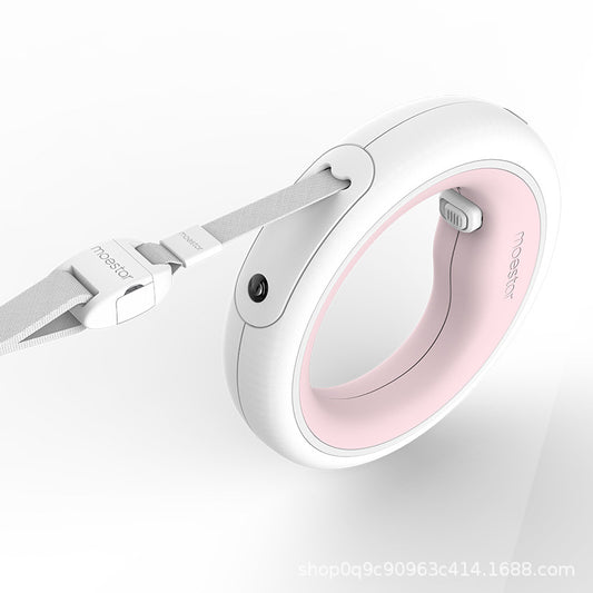 moestar Cute UFO Pet Leash: Retractable Dog Chain Collar