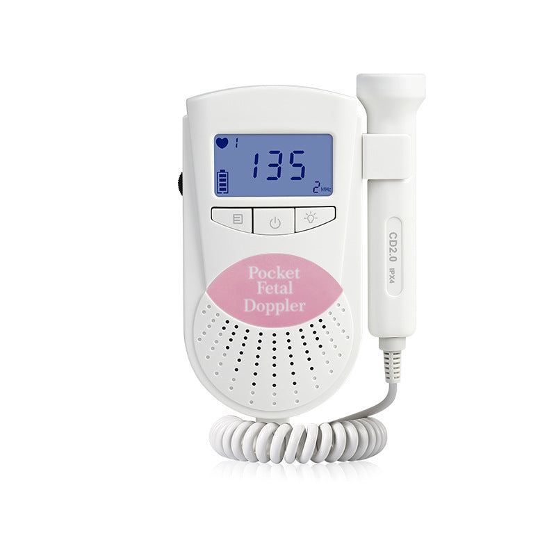 Fetal Heart Rate Monitor: Non-Radiation Doppler for Pregnant Women to Monitor Baby's Heart Rate at Home