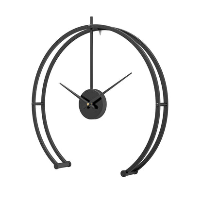 Modern Minimalist Metal Wall Clock: Sleek and Silent Timepiece for Living Room and Bedroom