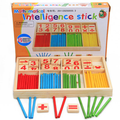 Math Counting Sticks: Engaging Montessori Teaching Aids for Early Education.