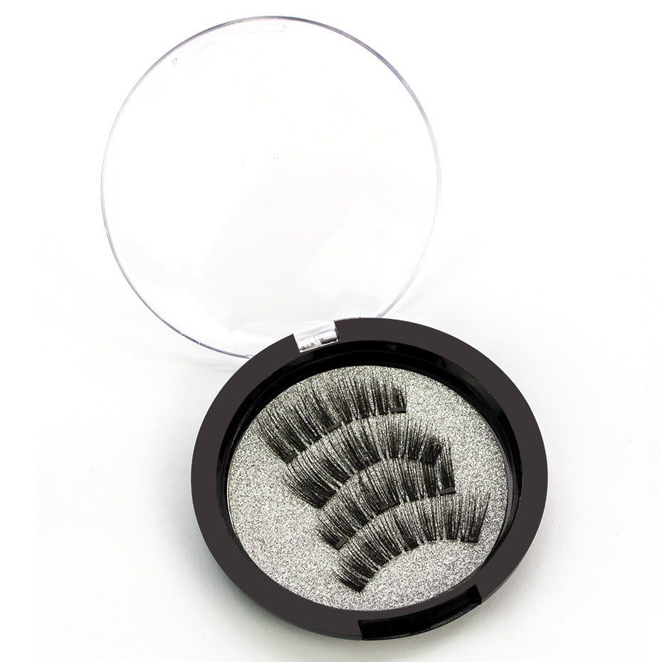 Handmade Beauty: Factory Direct 3D Magnetic False Eyelashes with Three Magnets - Natural, Realistic, and Effortlessly Magnetic