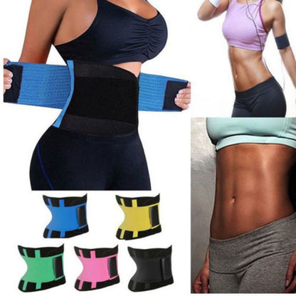 Neoprene Lumbar Waist Trimmer Belt: Unisex Exercise Weight Loss Burn Shaper for a Sculpted Waist