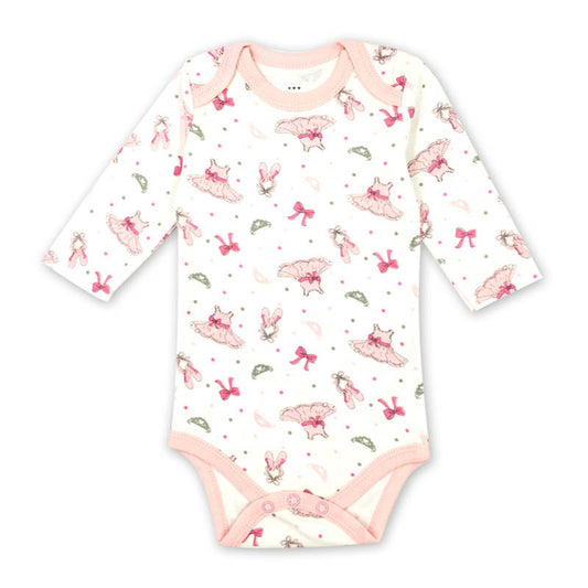 Newborn Baby Romper: Adorable Cartoon Print, 100% Cotton, Long Sleeve for Autumn - Suitable for Boys and Girls from 0 to 24 Months.