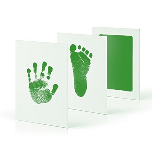 Baby Care Non-Toxic Handprint Footprint Kit - DIY Photo Frame and Souvenirs Casting Clay for Newborn's Prints.