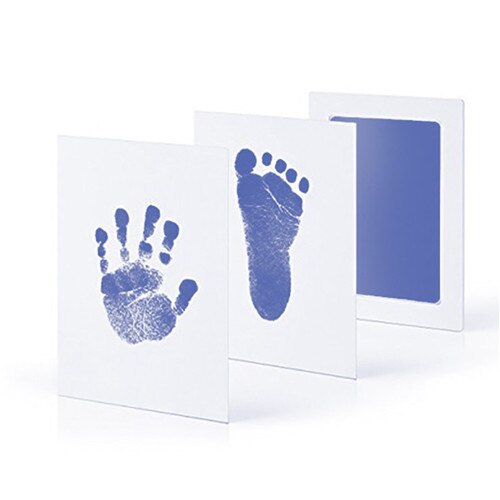 Baby Care Non-Toxic Handprint Footprint Kit - DIY Photo Frame and Souvenirs Casting Clay for Newborn's Prints.