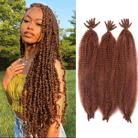 Curly Twist Afro Crochet Braids