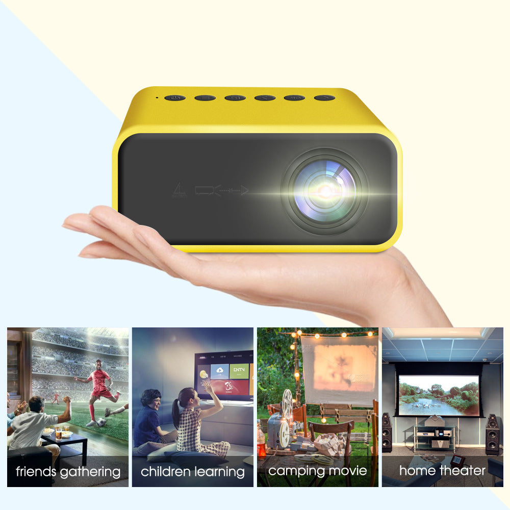 Mini Projector YT500: Portable Mobile Phone Same Screen Projector - Perfect Children's Toy.