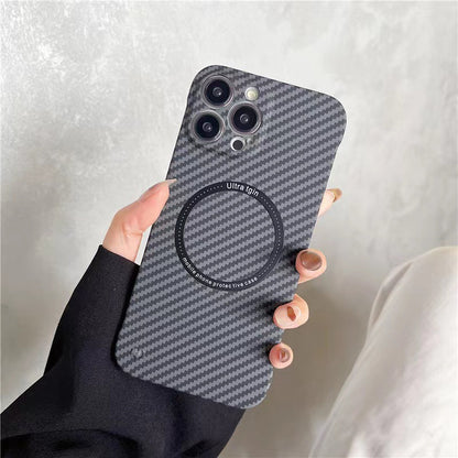 Carbon Fiber Pattern with Magnetic Absorption for Unmatched Style and Security