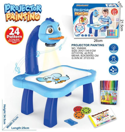 Enchanting Deer Projection Graffiti Toy: Cross-Border Learning Table.