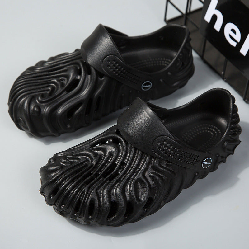 Hole Shoes - Non-slip Beach Sandals and Slippers with Thick Bottom, Perfect for Outdoor Activities"