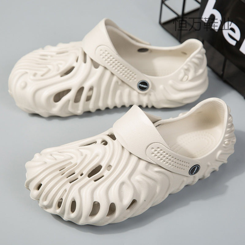 Hole Shoes - Non-slip Beach Sandals and Slippers with Thick Bottom, Perfect for Outdoor Activities"