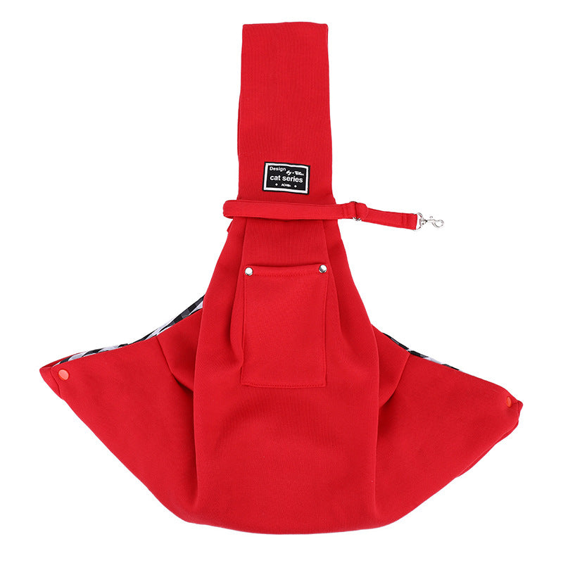 Breathable Pet Bag: Messenger Dog Backpack for Dogs and Cats.