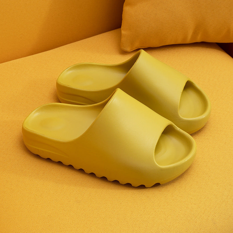 Fusion slides: combining fashion and futurism of Yeezy style slides.