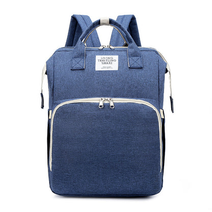 Versatile Mom: Stylish and Functional Mother and Baby Portable Backpack Handbag.