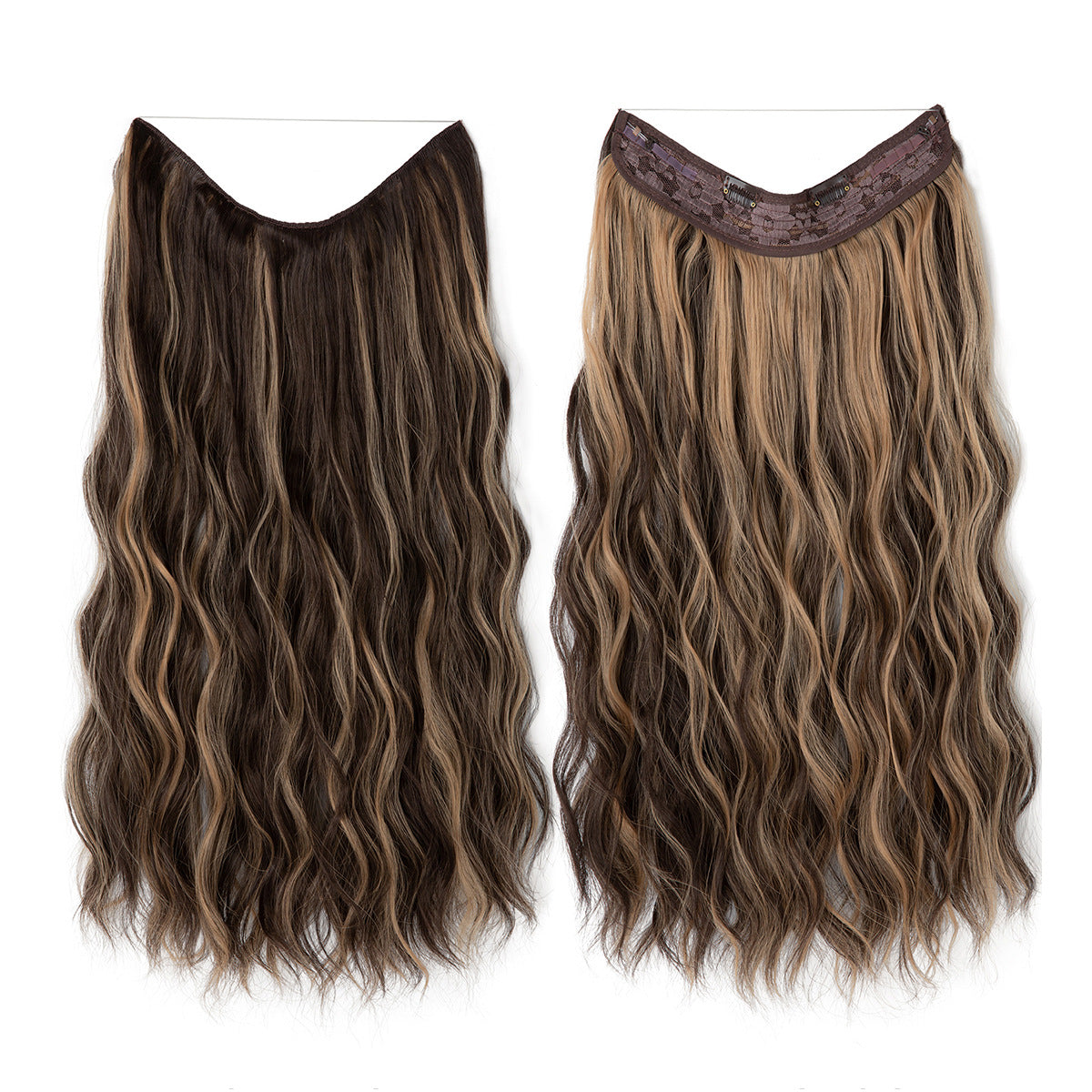 Women's Fish Line Hair - Embrace the Allure of Water Ripple Long Waves