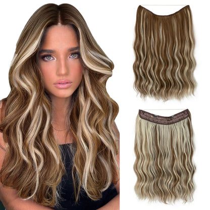 Women's Fish Line Hair - Embrace the Allure of Water Ripple Long Waves