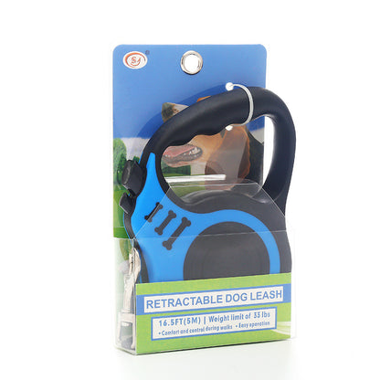 Pet Automatic Retractable Leash: Hassle-Free Walking for Dogs and Cats - Premium Pet Supplies.