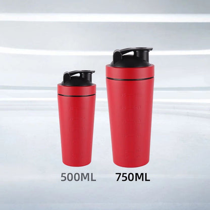 Stainless steel Protein Shaker Bottle for Fitness Gym