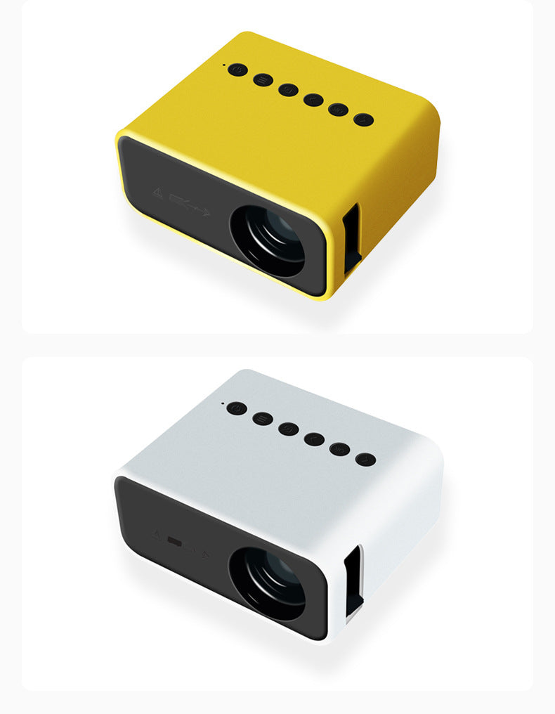 Mini Projector YT500: Portable Mobile Phone Same Screen Projector - Perfect Children's Toy.