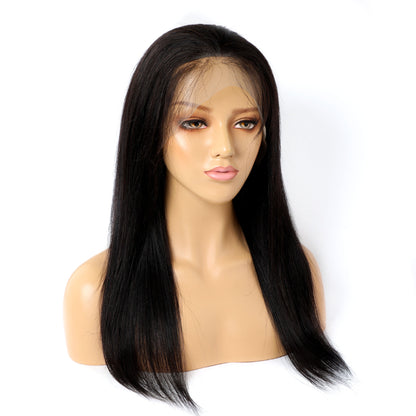 Human Hair Wigs Brazilian Virgin 4x4 Lace Sets 9a Straight Hair 150% Density