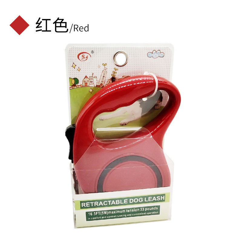 Pet Automatic Retractable Leash: Hassle-Free Walking for Dogs and Cats - Premium Pet Supplies.