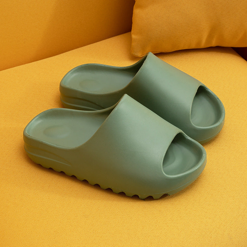 Fusion slides: combining fashion and futurism of Yeezy style slides.