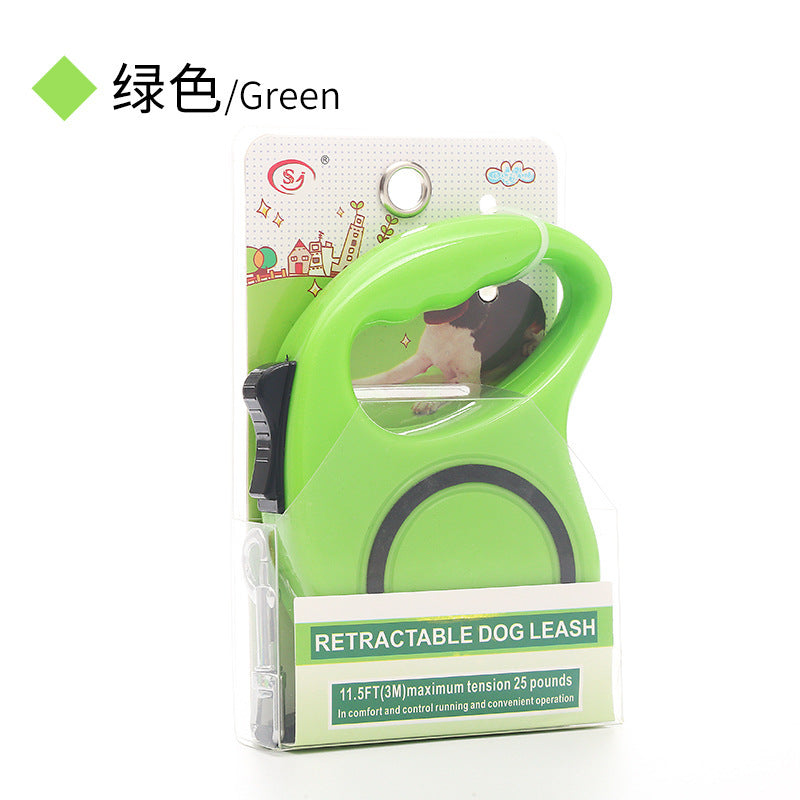 Pet Automatic Retractable Leash: Hassle-Free Walking for Dogs and Cats - Premium Pet Supplies.