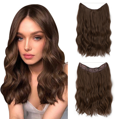 Women's Fish Line Hair - Embrace the Allure of Water Ripple Long Waves