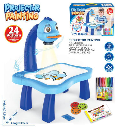 Enchanting Deer Projection Graffiti Toy: Cross-Border Learning Table.